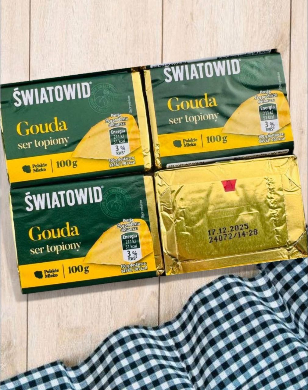 Swiatowid Gouda плавлений сир - 100г