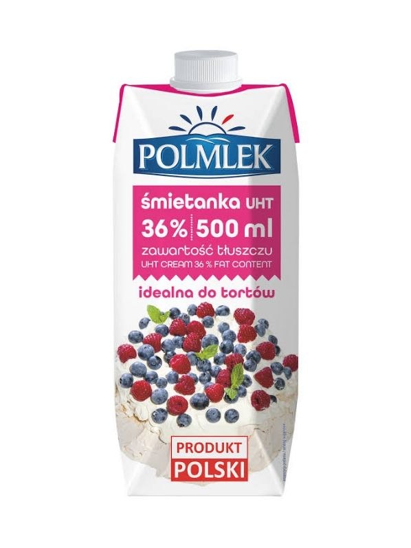 Polmlek smietanka -  вершки 36%, 500мл