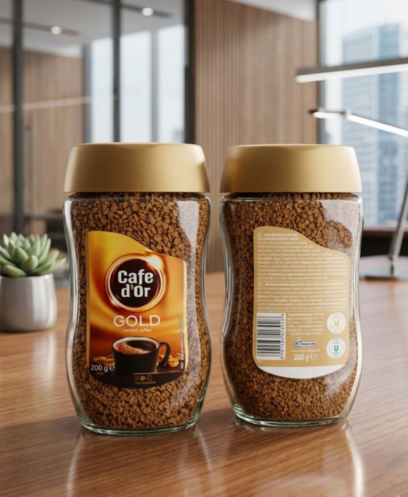 Cafe D’Or 200г, сублімована розчинна кава - 100% арабіка