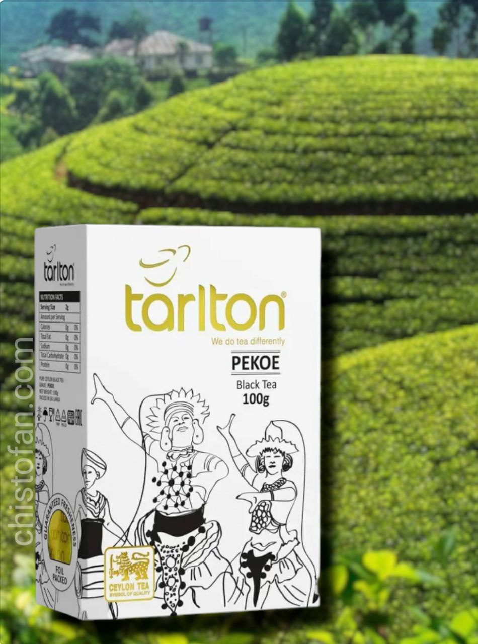 Tarlton Ceylon Pecoe чай чорний, 100г