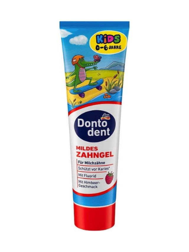 DontoDent Kids зубна паста дитяча 100мл полуниця (від 1року до 6ти років)