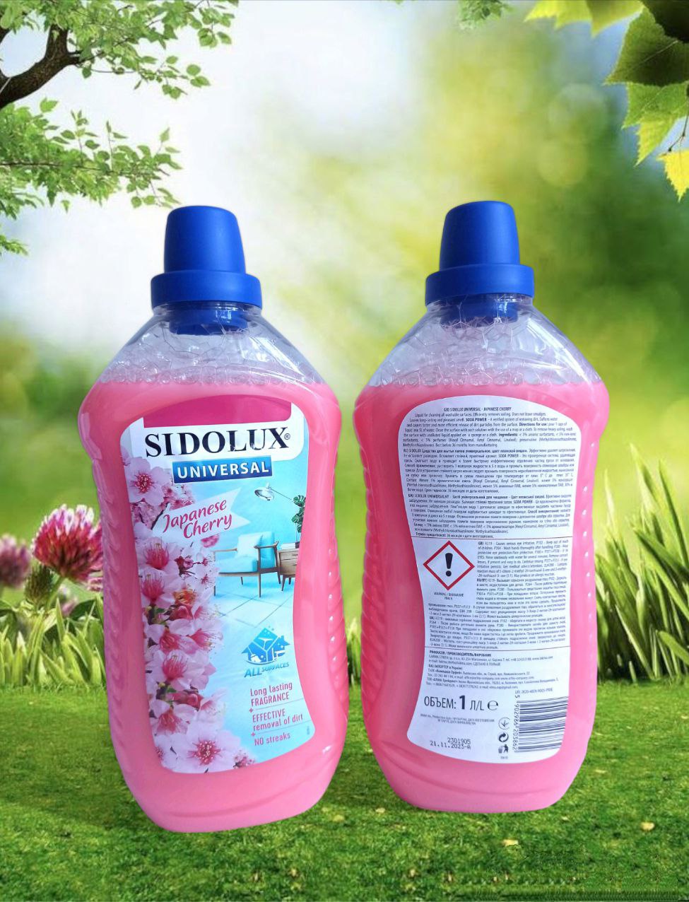 SidoLux Japanse Cherry універсальний очисник д/твердих поверхонь, 1л