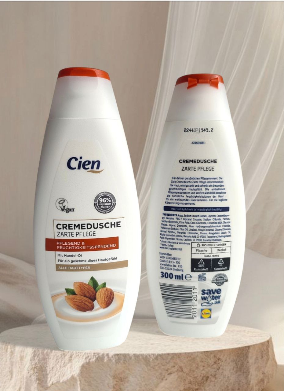 Cien Cremedusche Almond Oil, крем гель для душу - 300мл