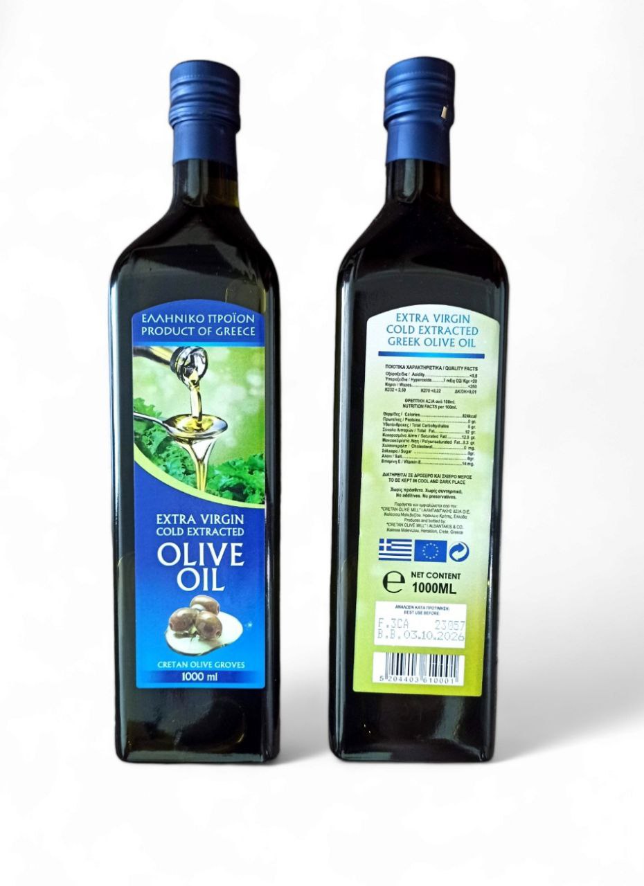 Olive Oil Gold Extracted оливкова олія першого холодного віджиму, 1л