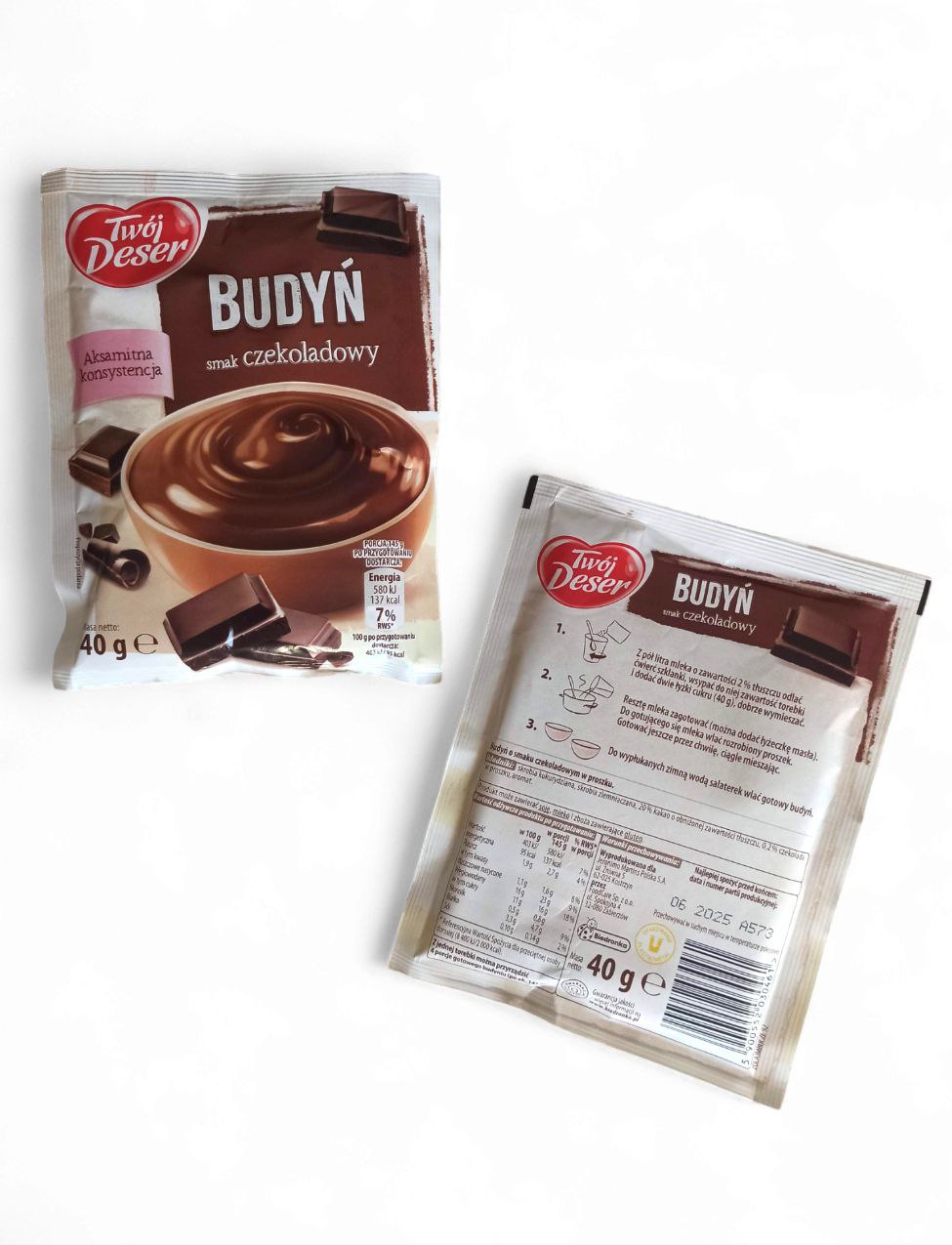 Budyn пудинг Шоколадний заготовка, 40г