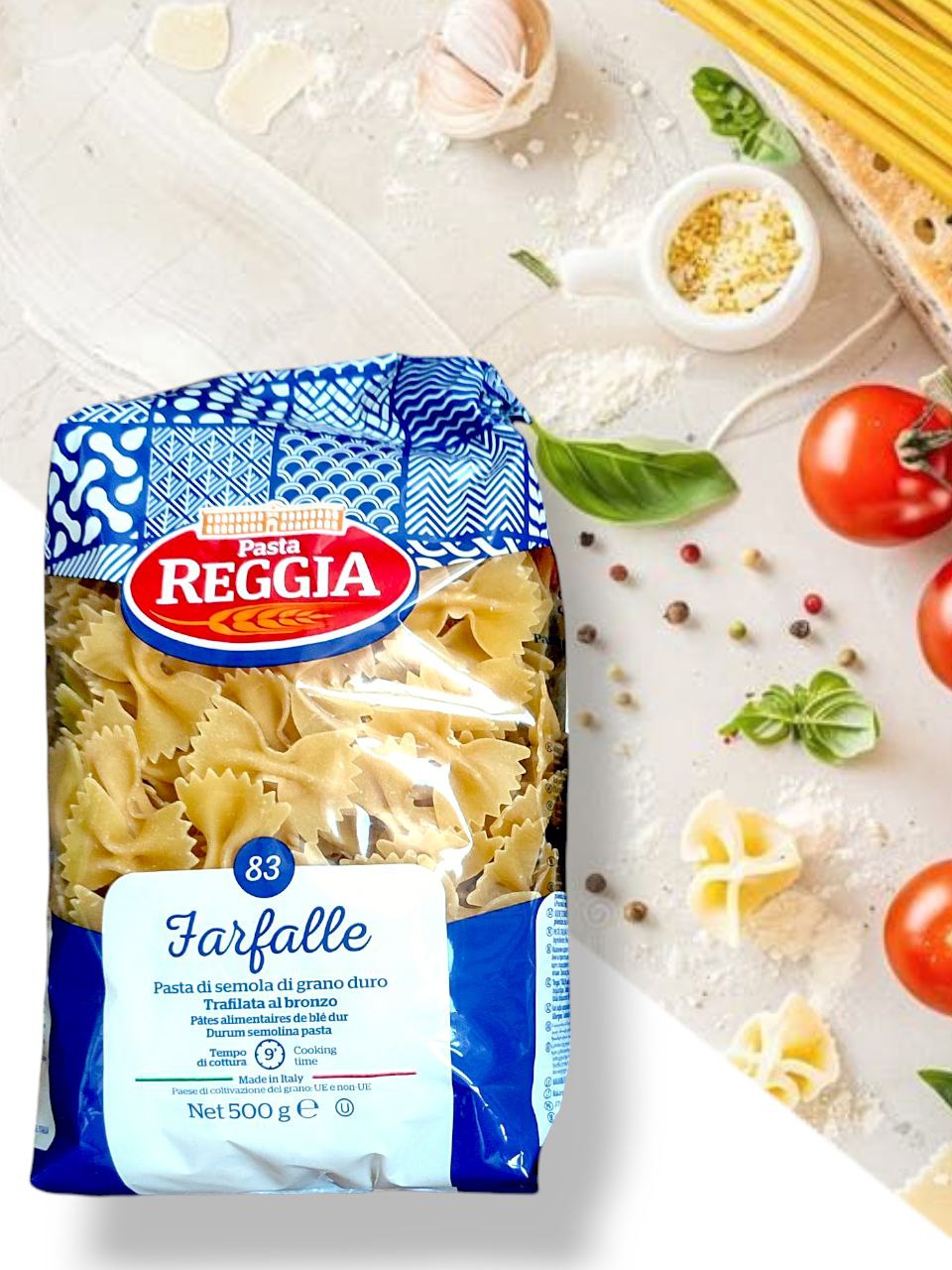 Reggia Farfalle №83 макарони твердих сортів, 500 г