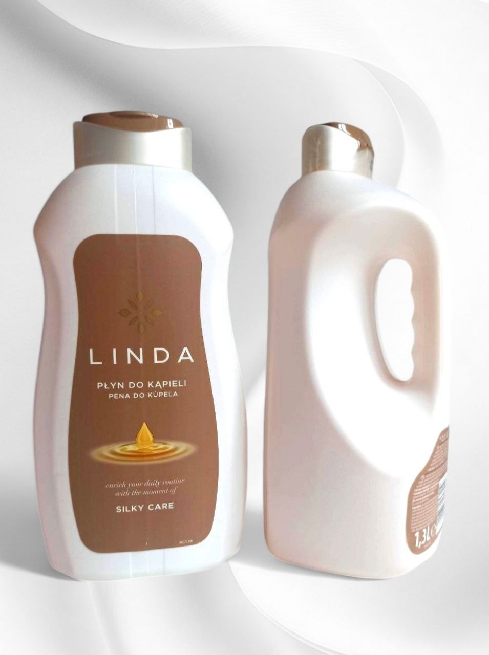 Linda крем гель для душу піна для ванної, Олійки, 1,3л