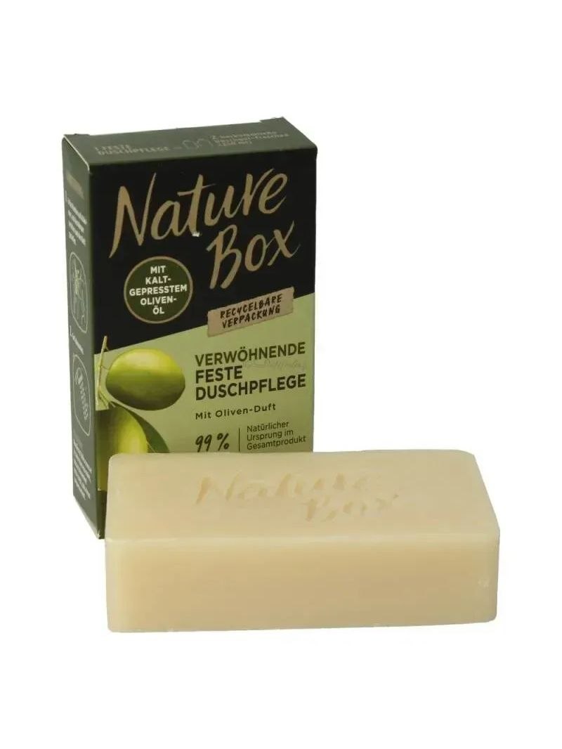 Nature Box Oliven - твердий гель для душу, 100г