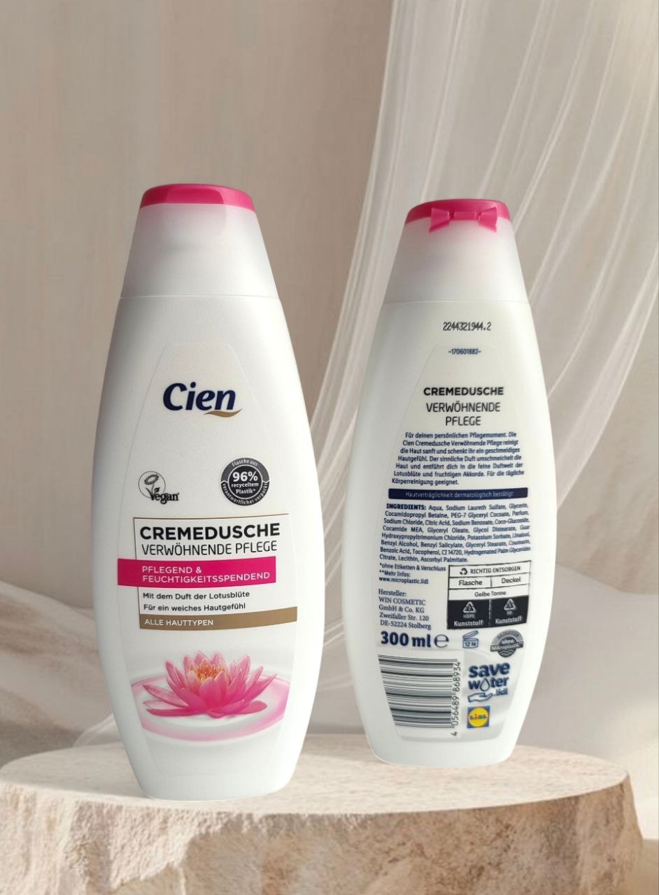 Cien Cremedusche Lotus, крем гель для душу - 300мл