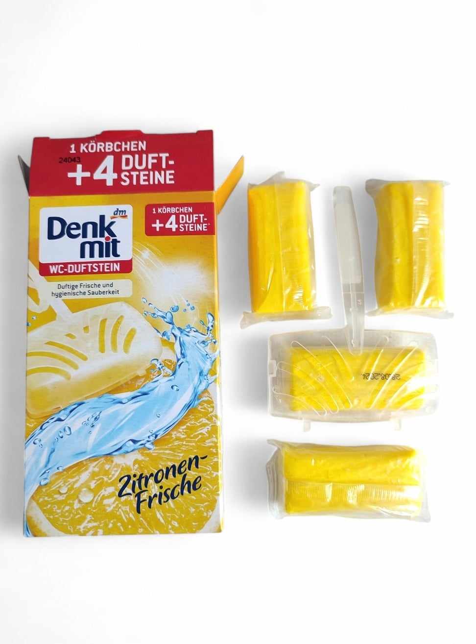 Denkmit Блок WC Duftstein Zitronen-Frische 4шт