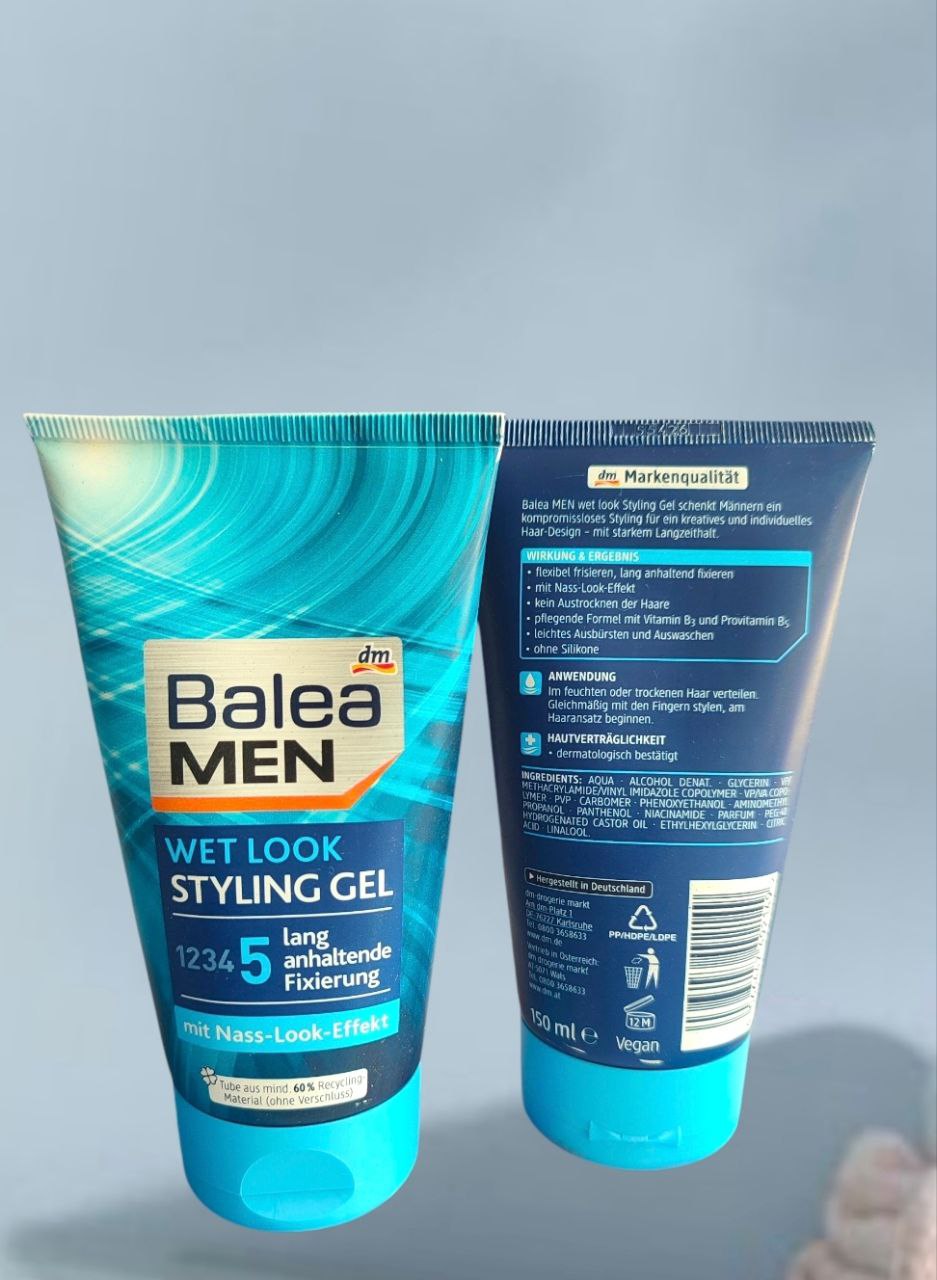 Balea MEN Wet look гель для волосся, 150мл