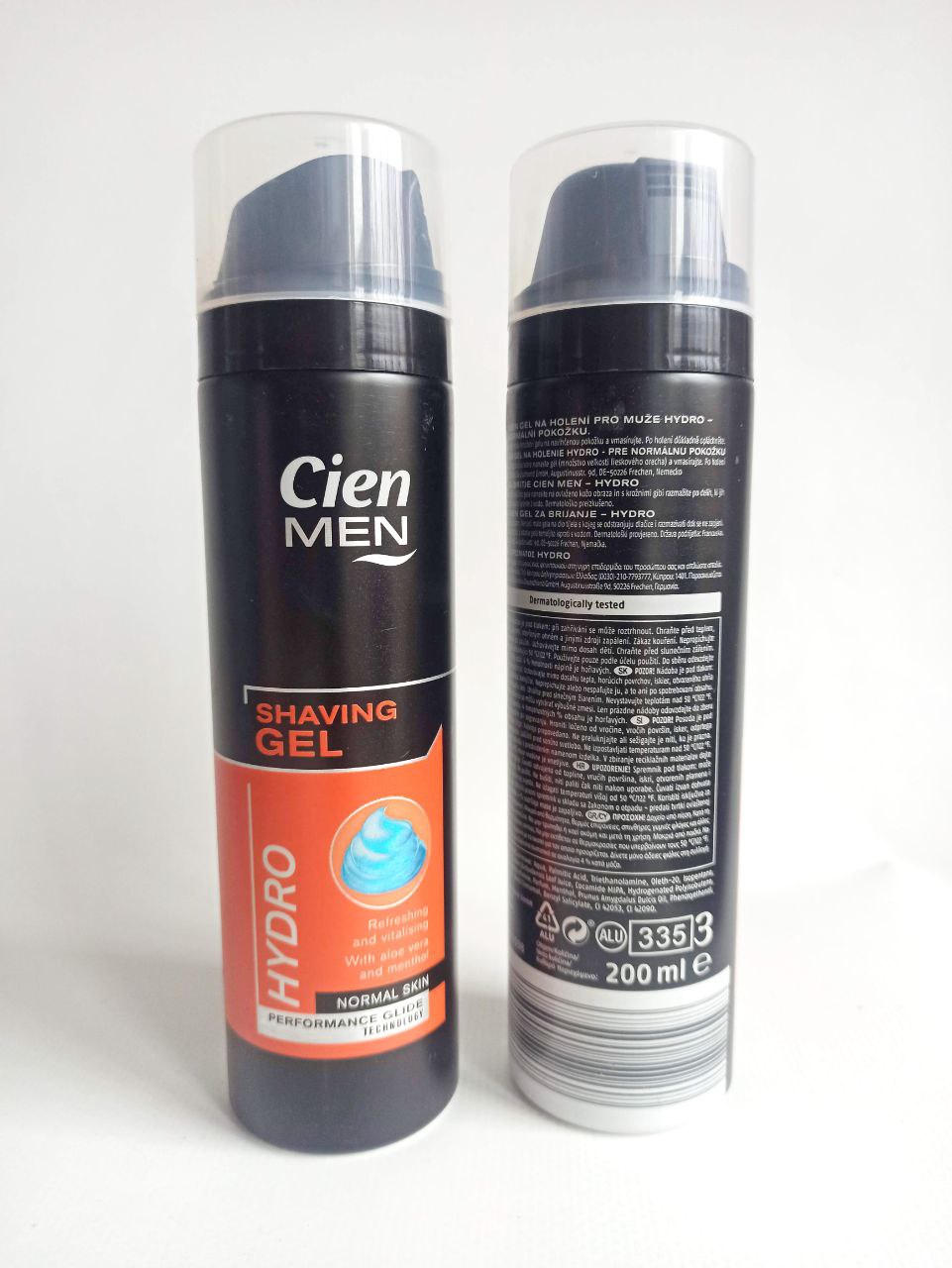 Cien men hydro гель для гоління, 200мл