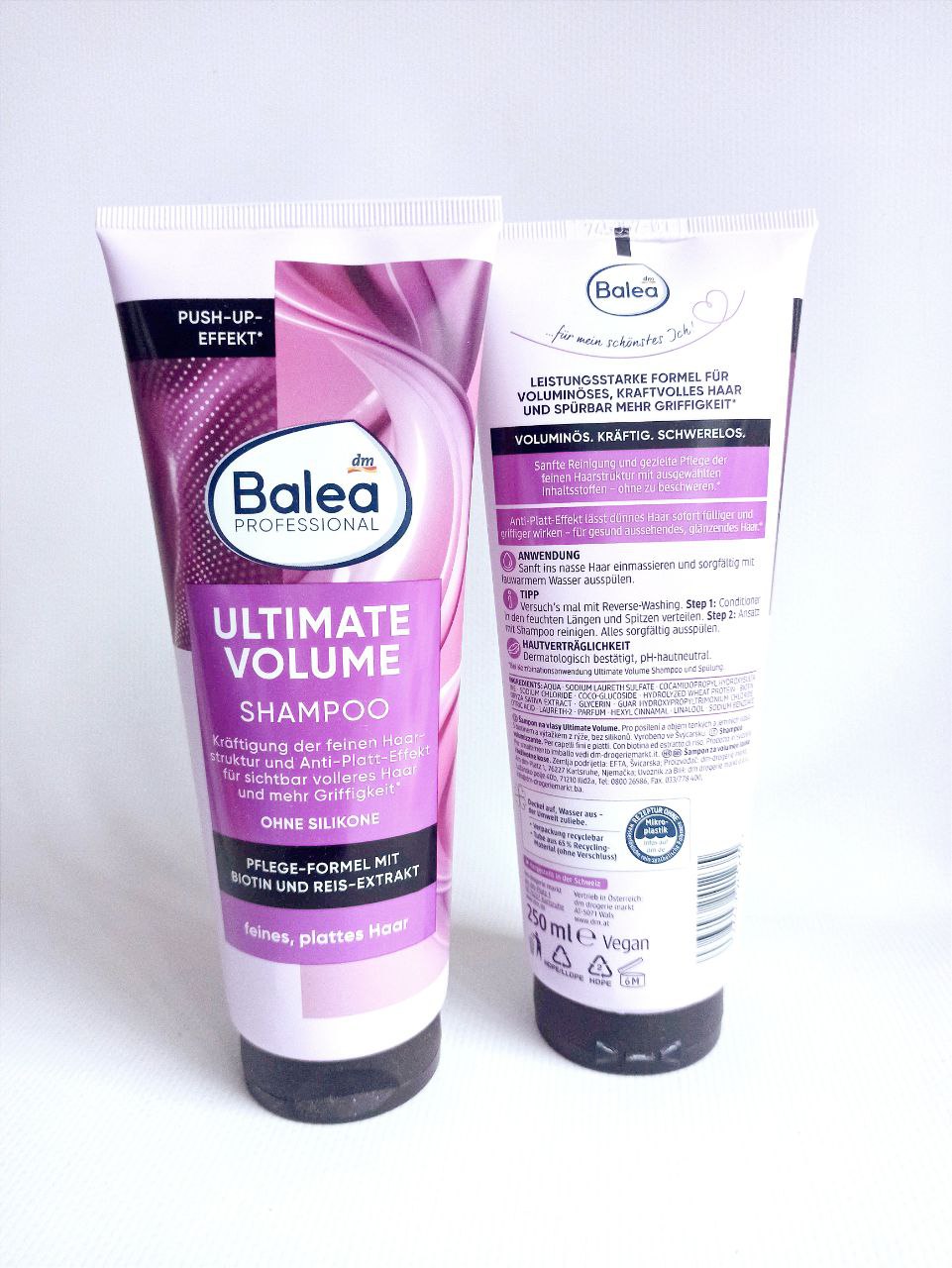 Balea Ultimate Volume - професійний шампунь, 250мл