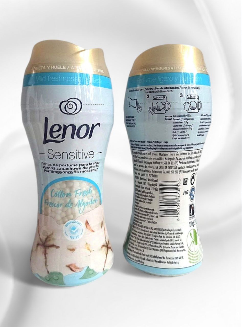 Lenor Sensetive кондиціонер парфум у гранулах, 210г 18 прань