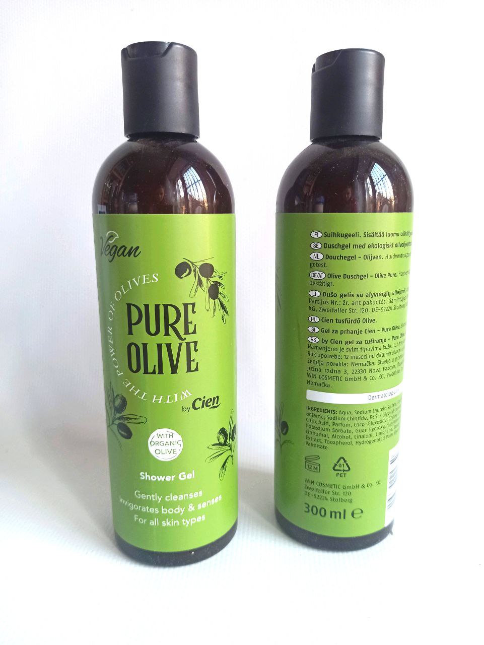 Cien Крем-гель для душу Pure Olive, 300мл