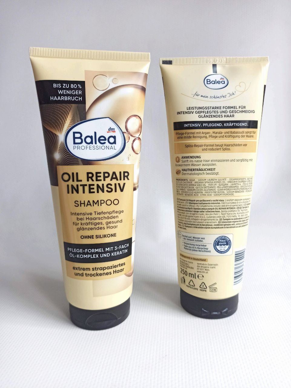 Balea Професійний шампунь Oil repair Intensiv, 250мл