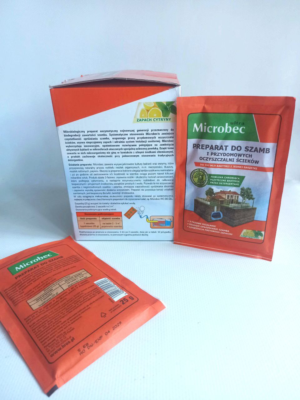 Microbec ultra для вигрібних ям, 25г