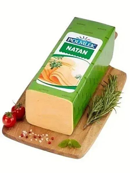 Polmlek Natan сир твердий ваговий, голландського типу