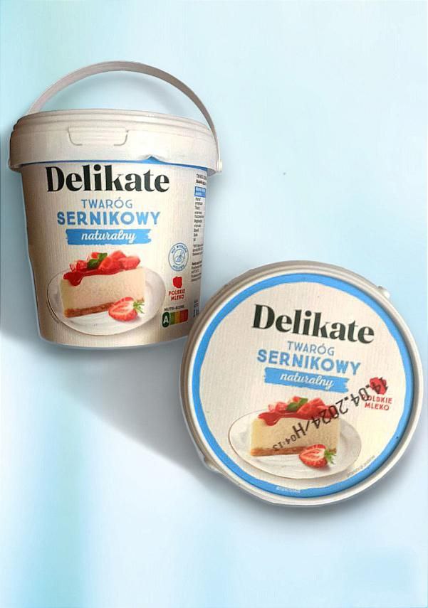 Delicate sernikowy, творожний сир нежирний, 1кг