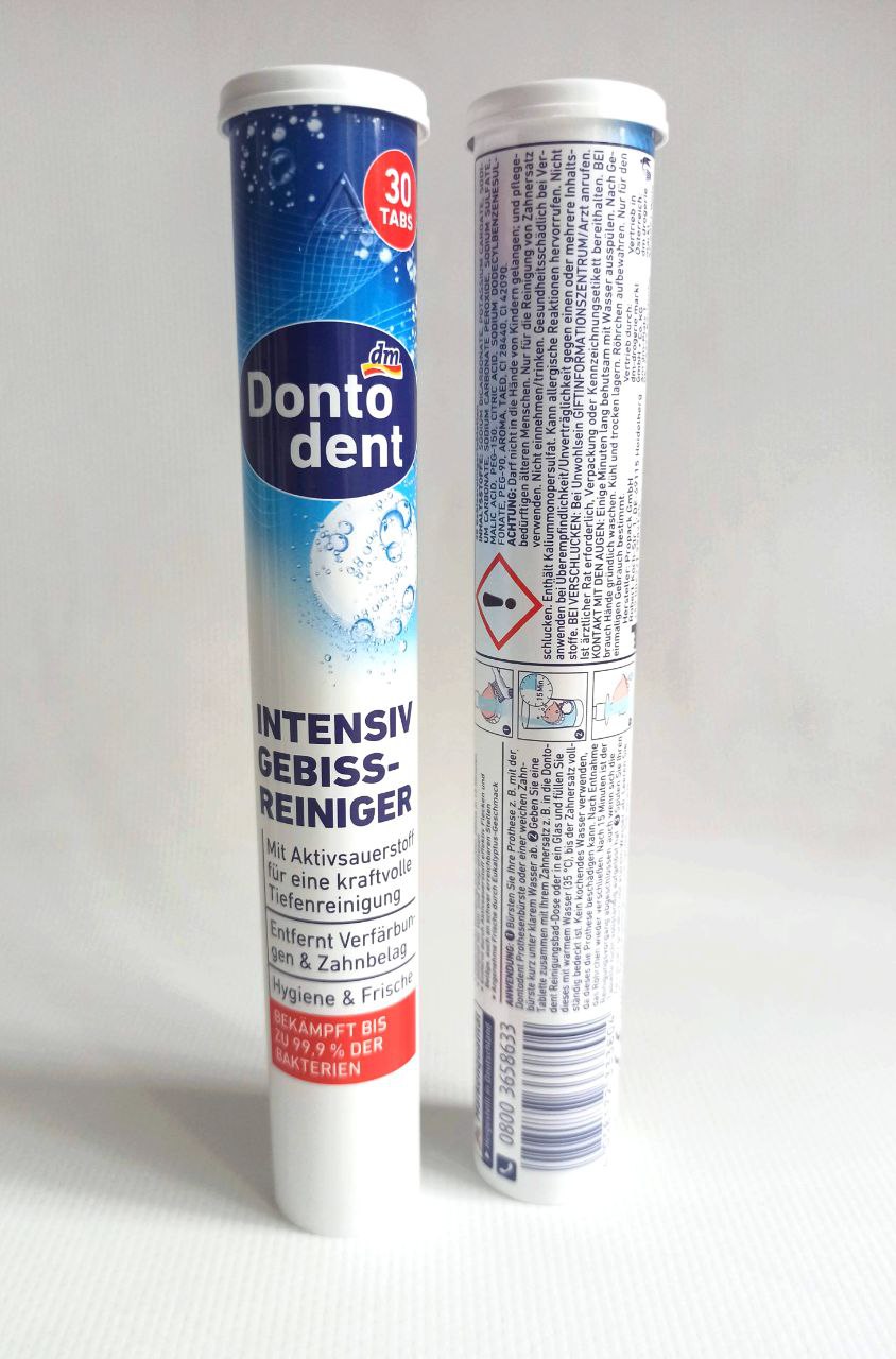 Dontodent Таблетки для чищення протезів, 30шт