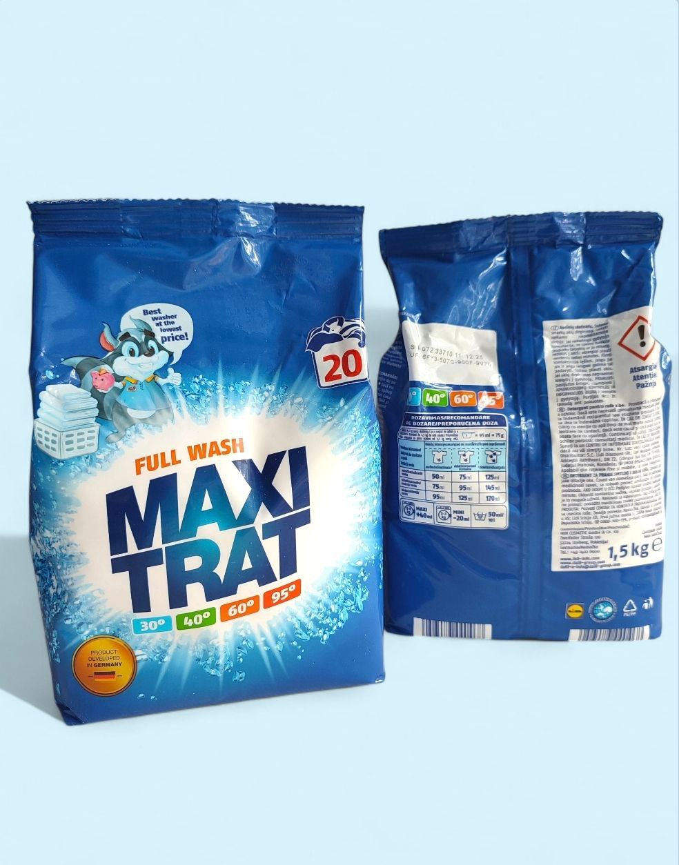 MaxiTrat універсальний 1,5кг - 20 прань