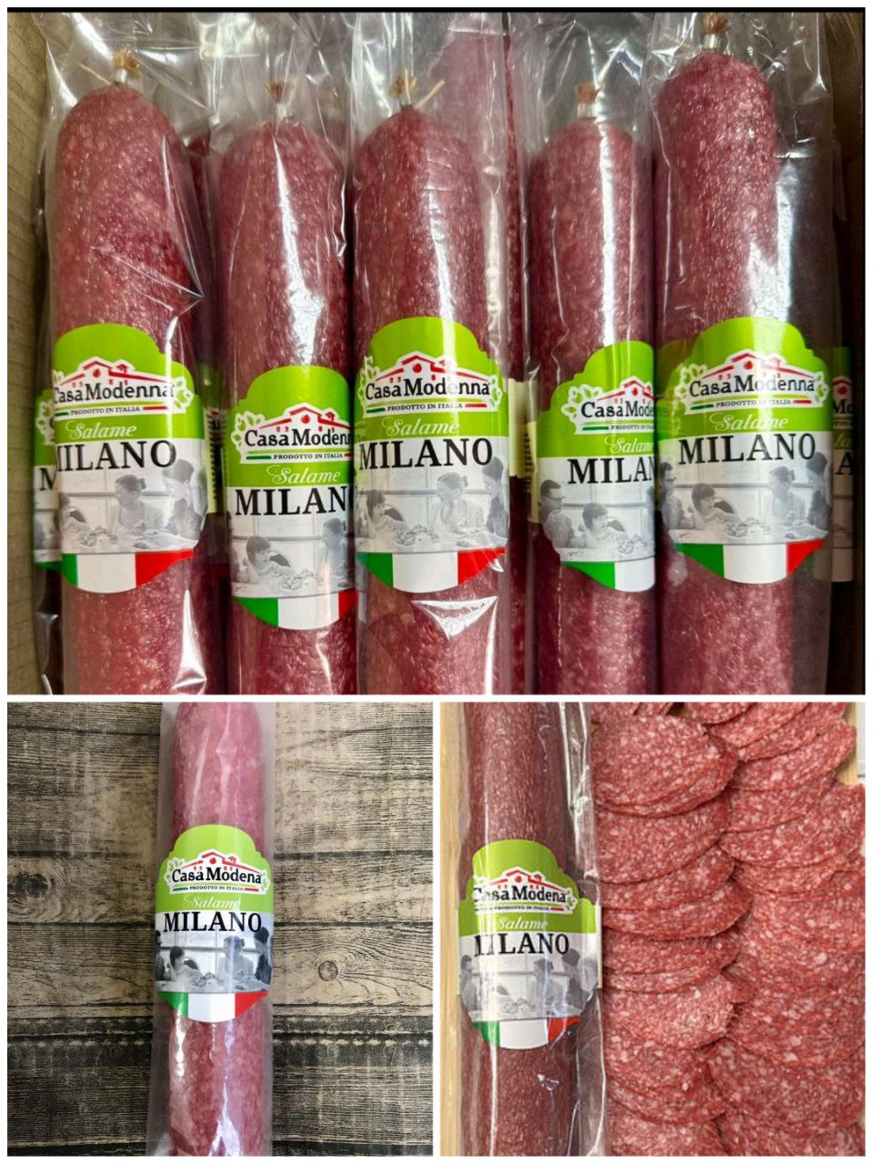 Milano Salami Casa Modenna, італійська сиров'ялена ковбаса - 300г