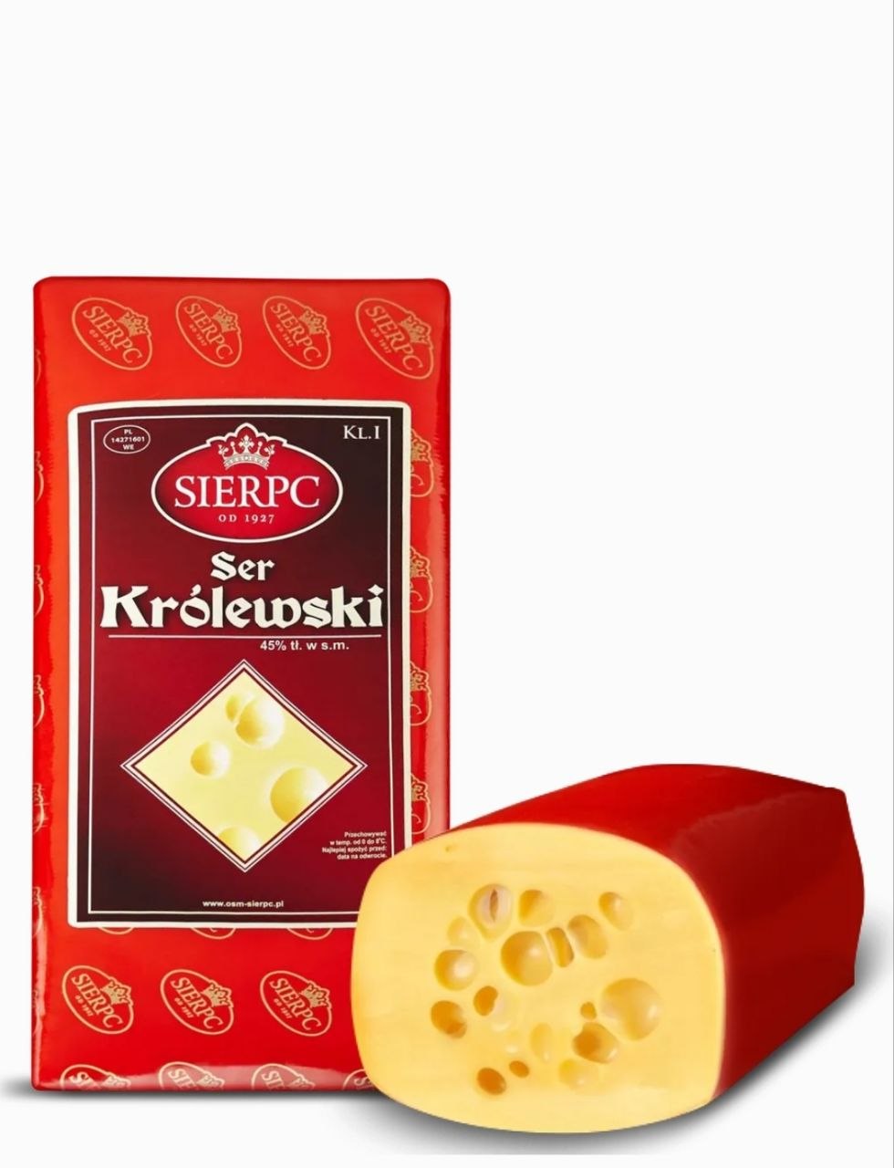 Sierpc Ser Krrolewski сир твердий швейцарського типу, 100г