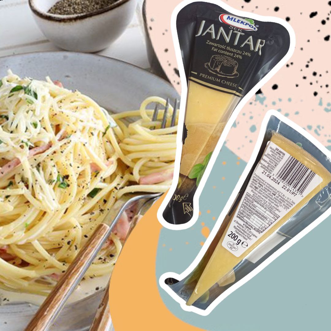 Jantar Mlekpol сир молодий пармезан, 200г