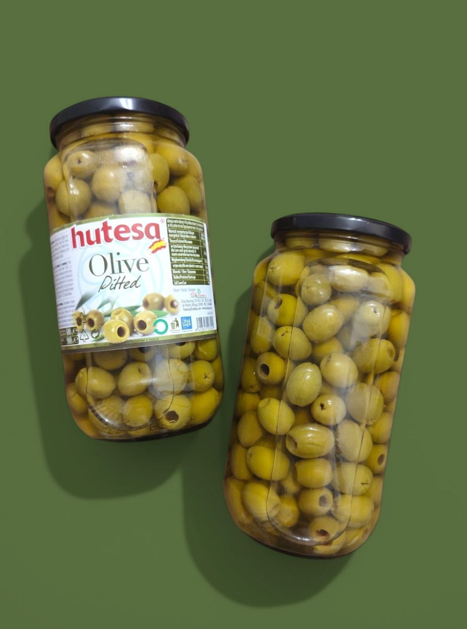 Hutesa оливки, зелені без кісточки, 900г