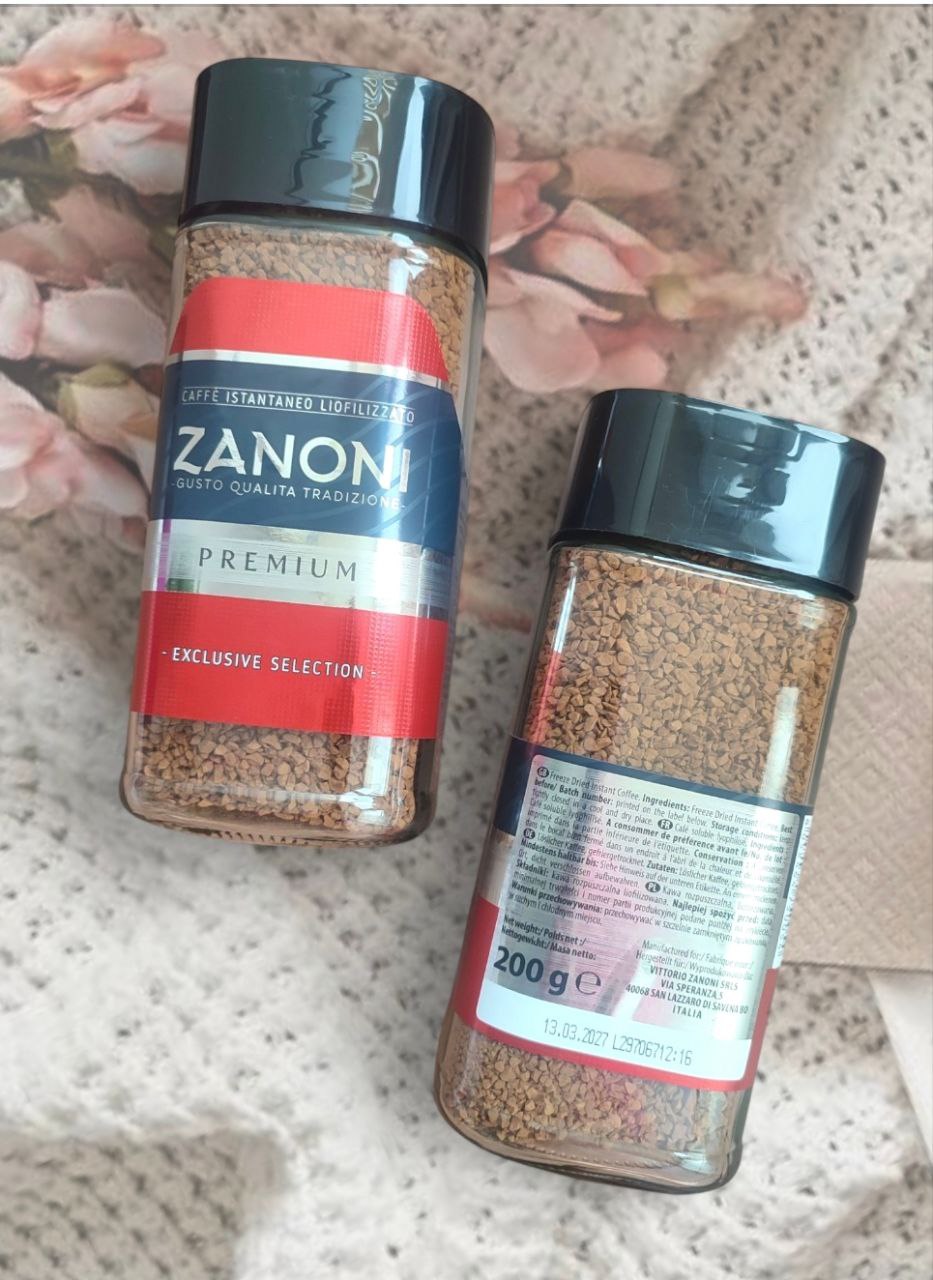 Zanoni Premium кава розчинна, купаж - 200г