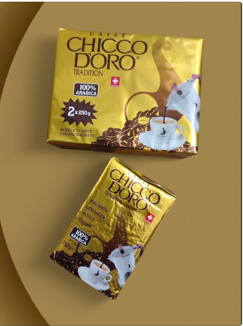 Chicco D'oro Тradition 100% arabica кава мелена - 250г