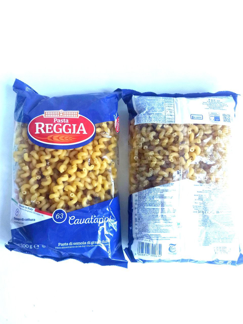 Reggia Cavatappi №63 макарони твердих сортів, 500 г